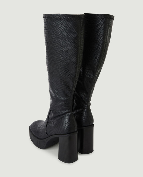 Boots peau de serpent top