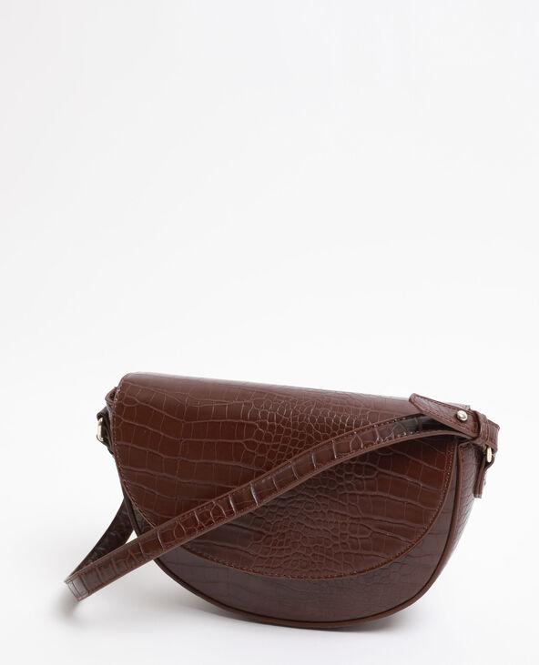 Sac demi-lune marron - Pimkie