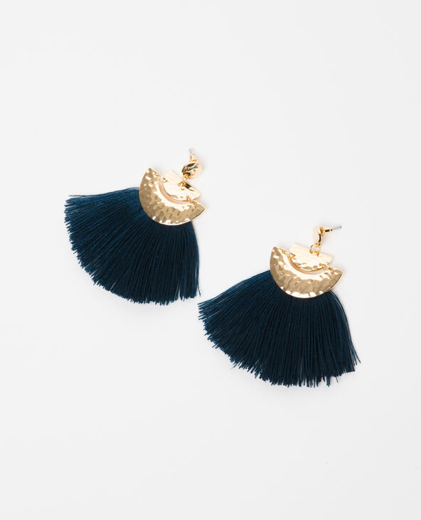 Boucles d'oreilles à franges doré - Pimkie