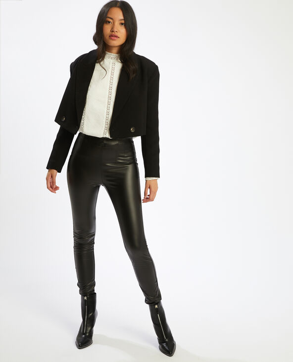 Blouse victorienne plumetis blanc - Pimkie