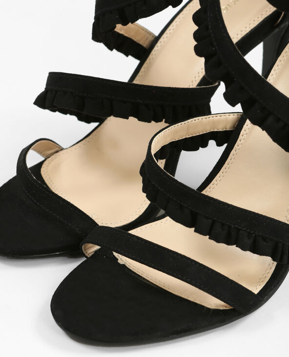 Sandales à talons aiguilles noir - Pimkie