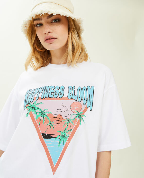 T shirt oversize avec imprim
