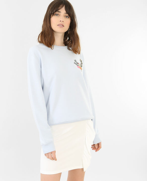 Sweat cactus bleu - Pimkie