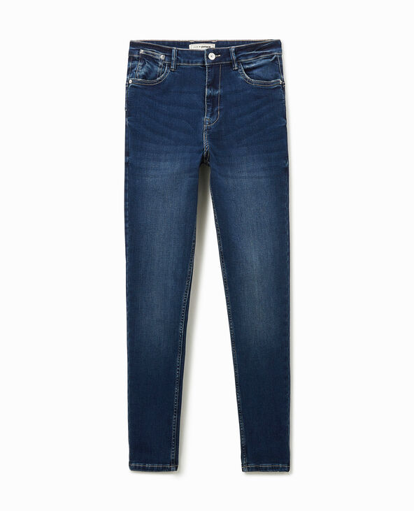 Jean skinny push up taille regular bleu - Pimkie