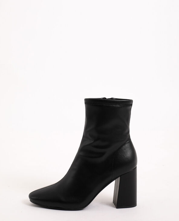 Boots à talons hauts noir - Pimkie