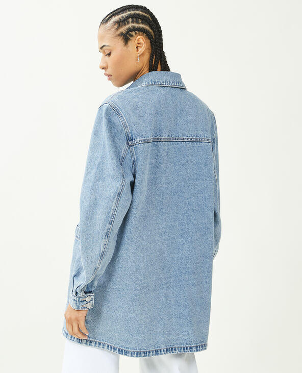 Surchemise en jean bleu clair - Pimkie