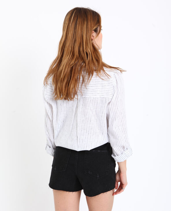 Chemise à rayures blanc - Pimkie