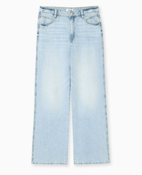 Jean baggy taille haute bleu - Pimkie