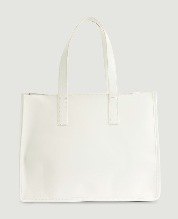 Sac cabas clouté blanc - Pimkie