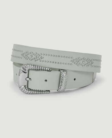 Ceinture cloutée blanc - Pimkie