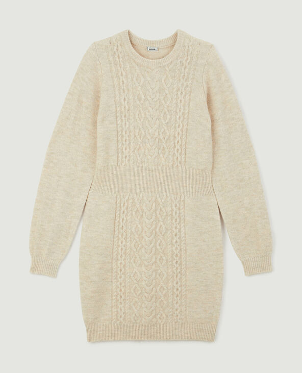 Robe pull écru - Pimkie