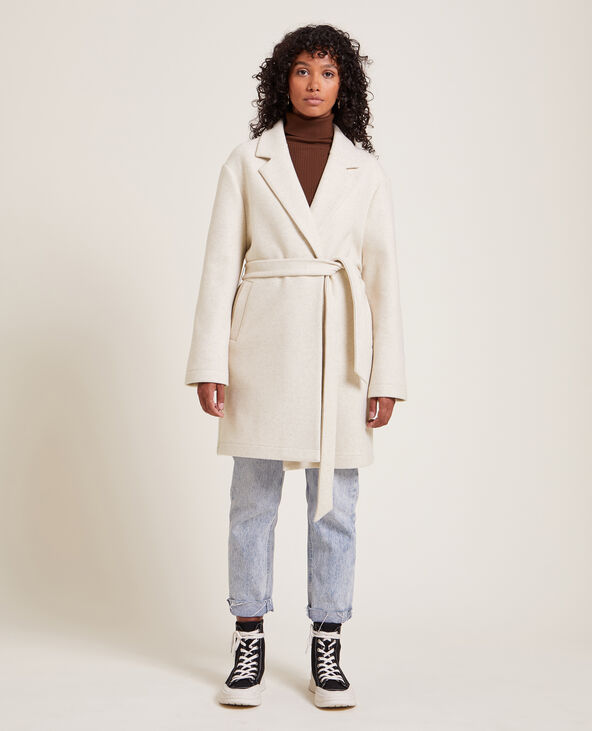 Manteau long ceinture best sale