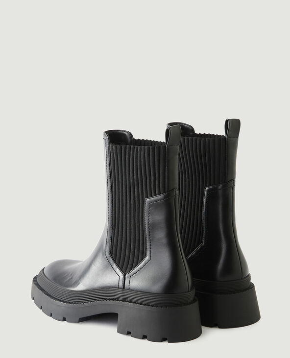 Bottines Chelsea noir - Pimkie