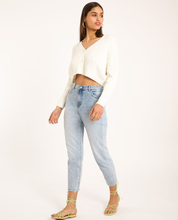 Gilet court blanc - Pimkie