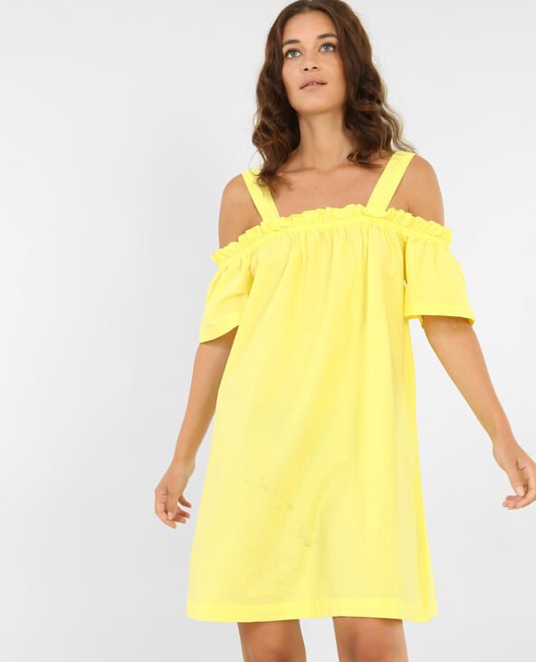 Robe ample à manches peekaboo jaune - Pimkie