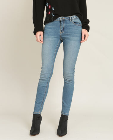 Jean skinny mid waist bleu marine - Pimkie