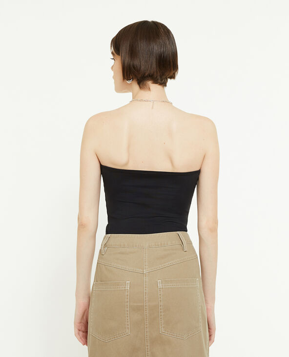 Top bustier noir - Pimkie