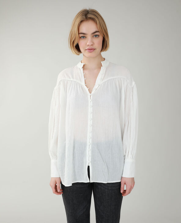 Robe chemise blanc - Pimkie