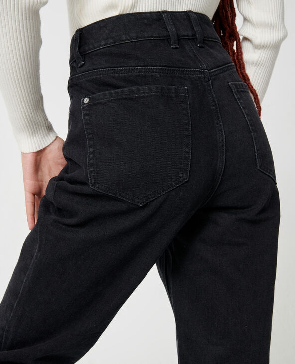 Jean mom taille haute noir - Pimkie