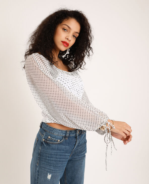 Top à smock blanc - Pimkie