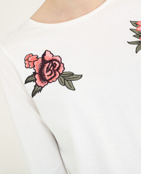 T-shirt  manches pagodes blanc - Pimkie