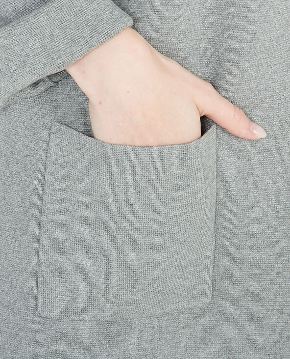 Gilet à col bateau gris chiné - Pimkie
