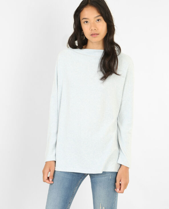 Pull à col bateau bleu - Pimkie