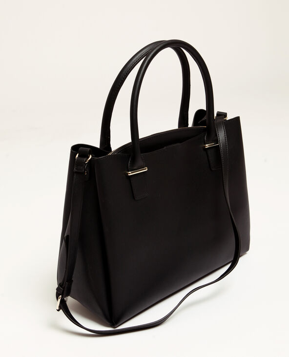 Grand sac shop cuir noir