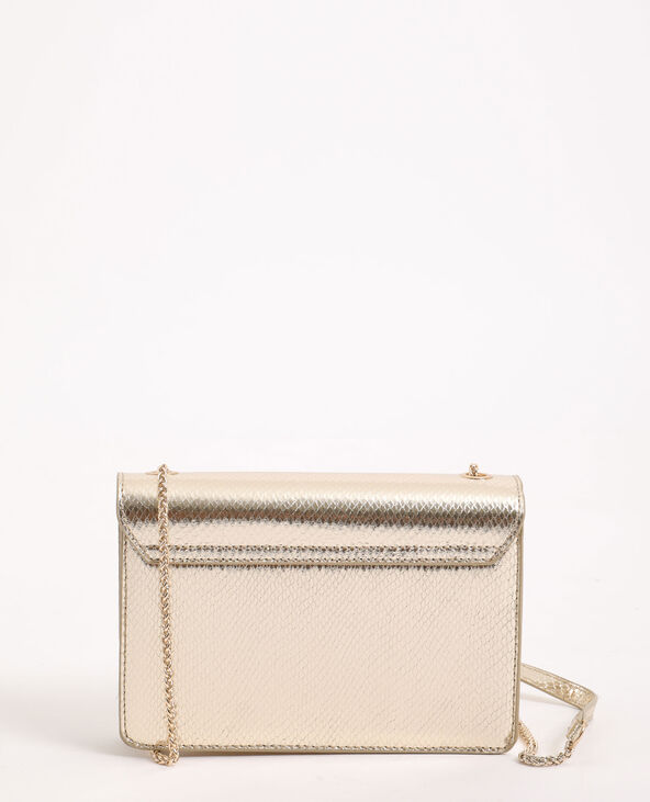 Sac bandoulière métallisé doré - Pimkie