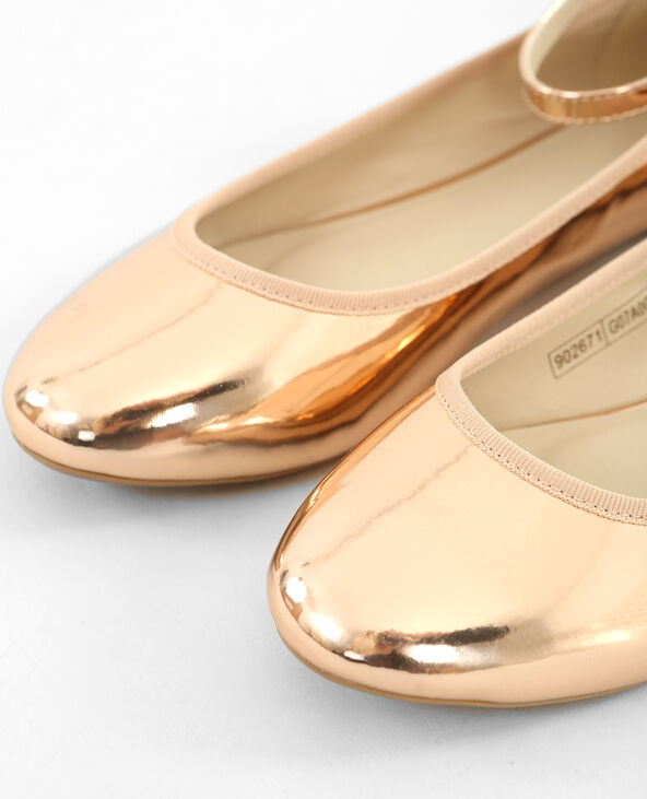 Ballerines bride amovible cuivré - Pimkie