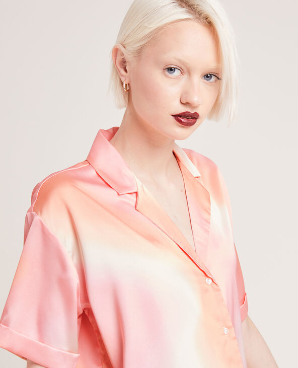 Chemise fluide tie and dye orange - Pimkie