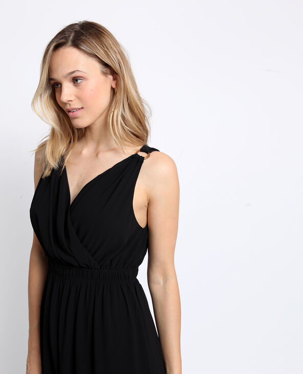Robe longue empire noir - Pimkie