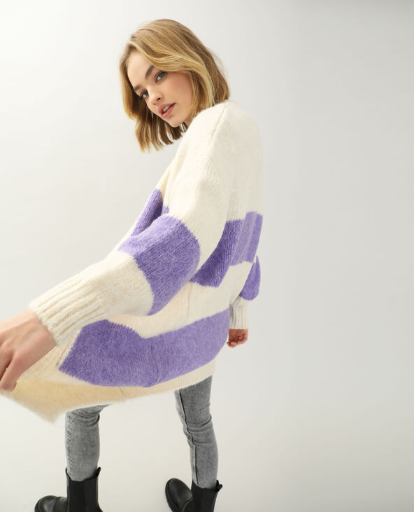 Gilet long violet - Pimkie