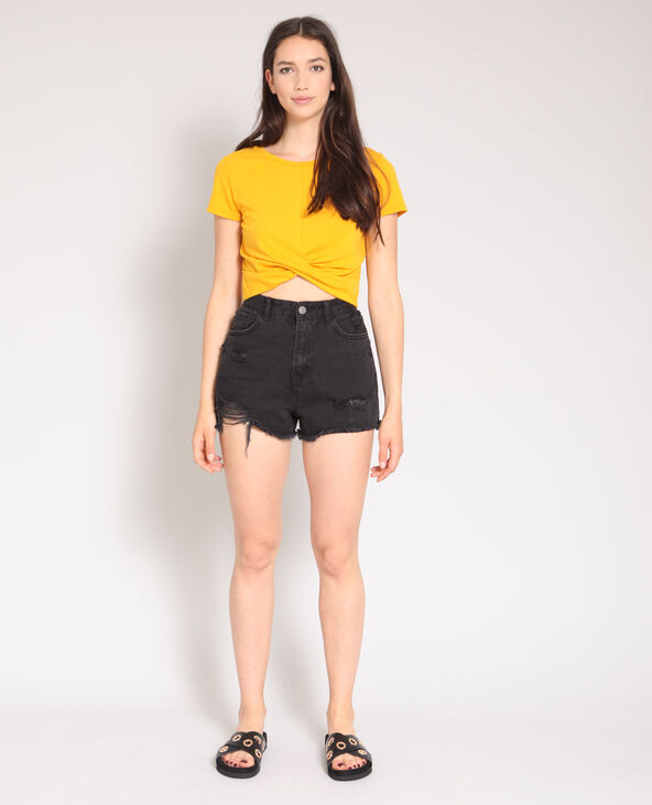 Crop top twisté orange - Pimkie