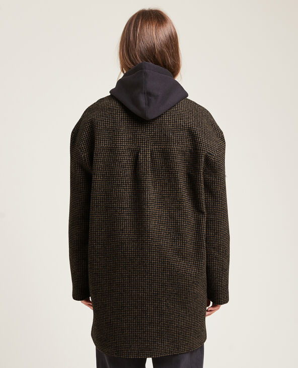 Manteau court oversize taupe - Pimkie
