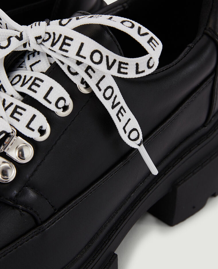 Derbies semelles crantées noir - Pimkie