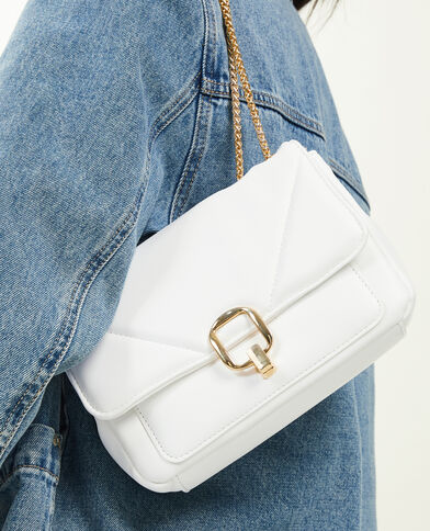 Sac pochette avec chaines blanc - Pimkie