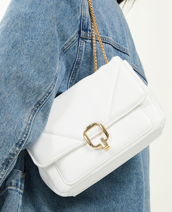 Sac pochette avec chaines blanc - Pimkie