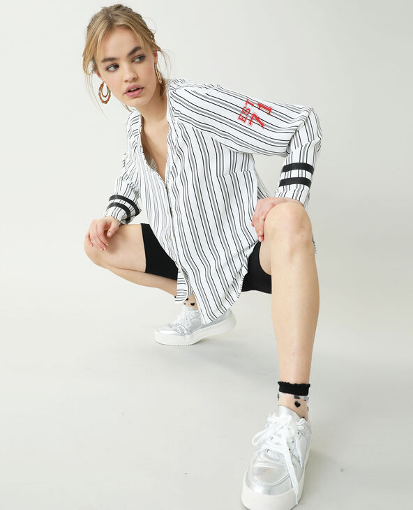 Chemise de baseball blanc - Pimkie