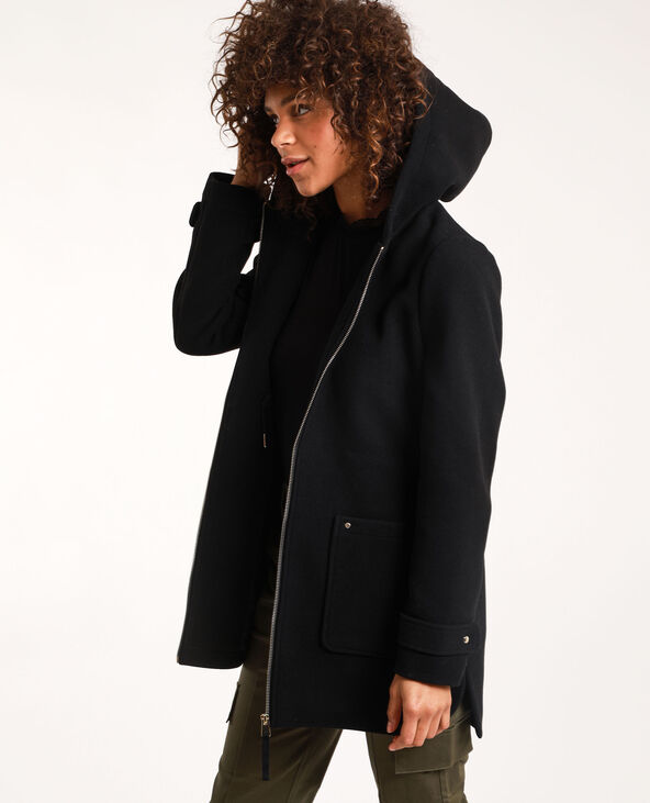 Manteau a capuche