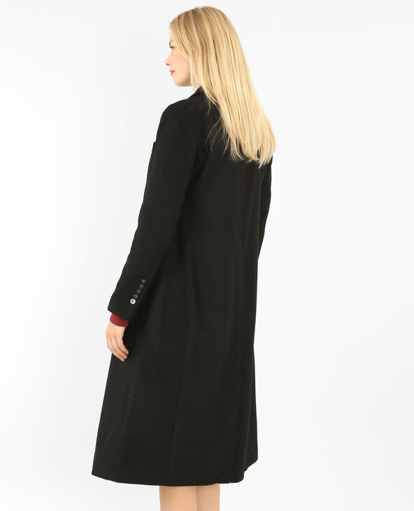 Manteau long officier noir - Pimkie