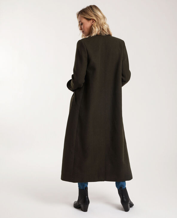 Manteau long avec laine