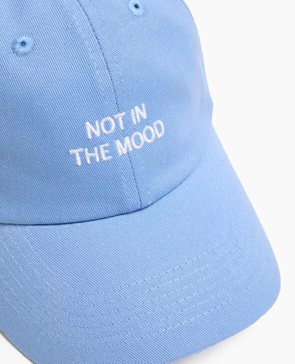 Casquette avec broderie devant bleu - Pimkie