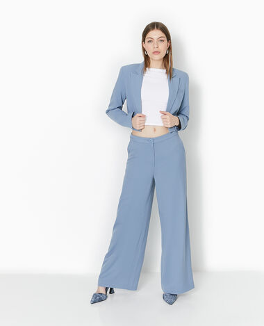 Pantalon droit et large bleu - Pimkie