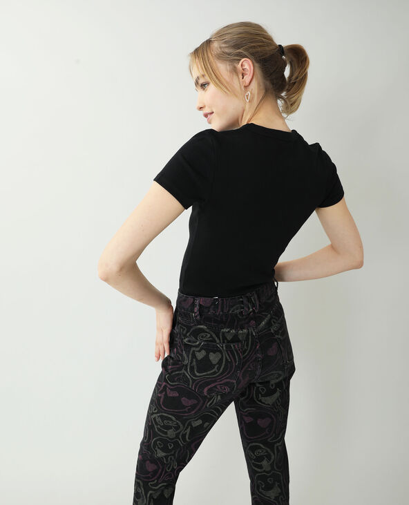 T-shirt basique noir - Pimkie