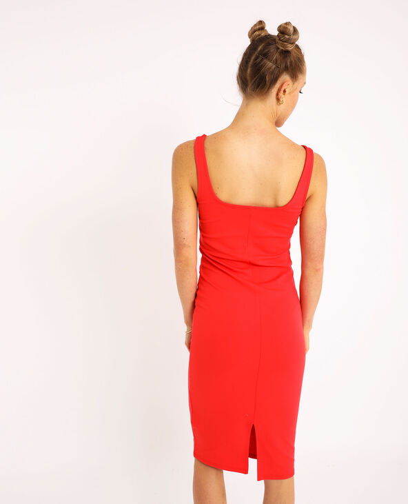 Robe bodycon rouge - Pimkie