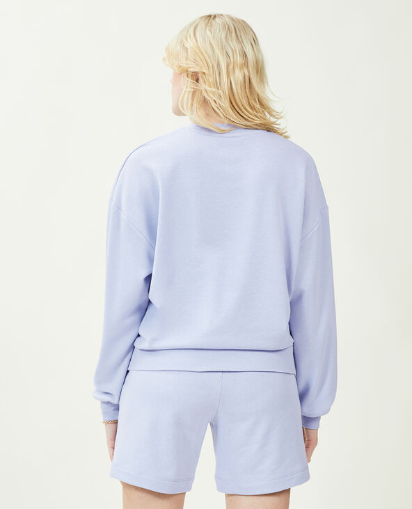 Sweat col rond bleu - Pimkie