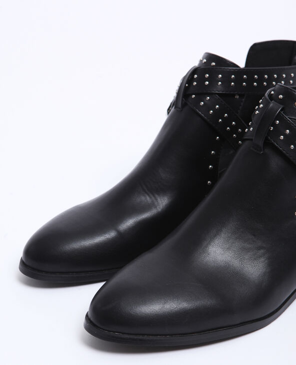 Bottines ajourées noir - Pimkie