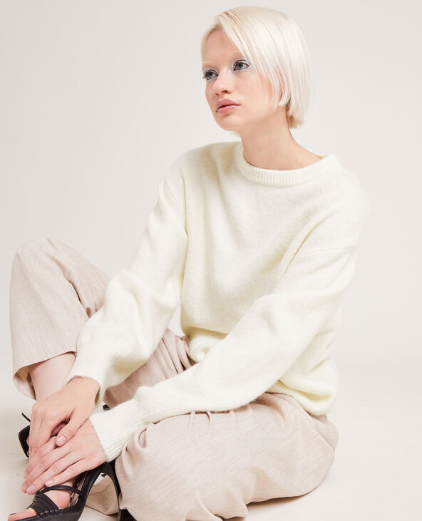 Pull en maille blanc - Pimkie