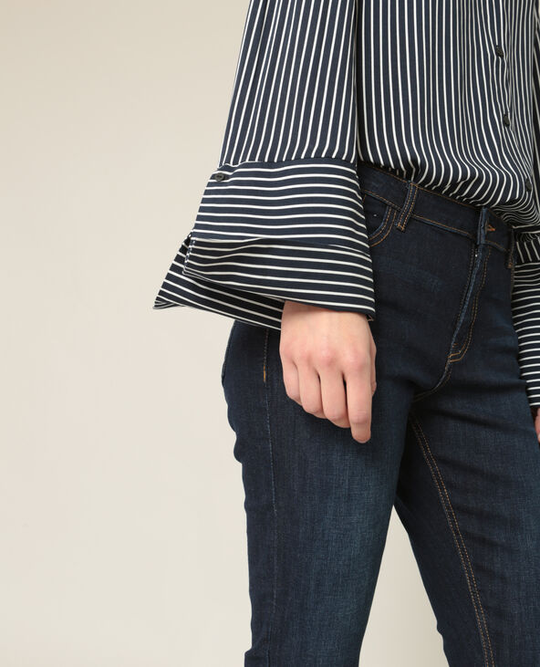 Chemise à rayures bleu marine - Pimkie